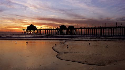 Free photo: Huntington beach pier - Concrete, Line, Pier - Free ...