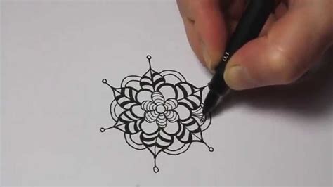 Nature Zentangles: Flower #2 | Zentangle drawings, Zentangle, Zentangle ...