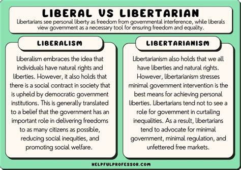 Liberal vs Libertarian: Similarities and Differences (2024)