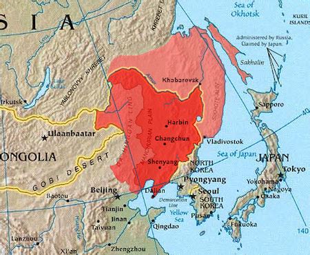 Japanese Invasion Of Manchuria Map