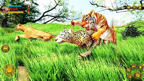 Wild Tiger Simulator 3d animal games - YouTube