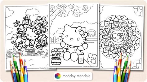 68 Hello Kitty Coloring Pages (Free PDF Printables) - Bút Chì Xanh