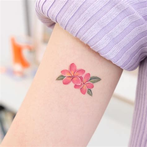 Small Hawaiian Flower Tattoo Designs | Best Flower Site