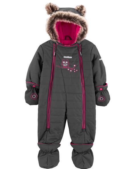 1-Piece Fleece-Lined Infant Snowsuit | Carter’s OshKosh Canada