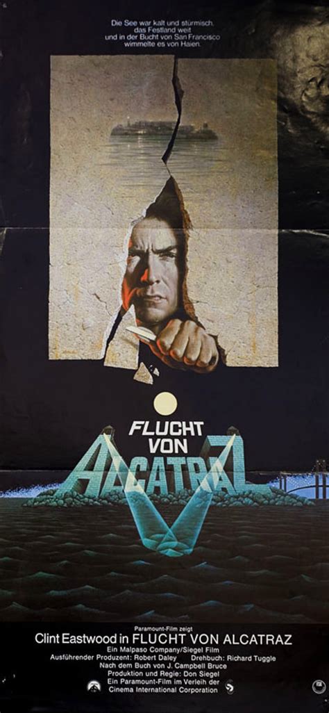 Escape from Alcatraz Original 1979 German A3 Movie Poster - Posteritati ...