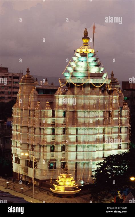 Siddhivinayak Ganesh temple ; Bombay Mumbai ; Maharashtra ; India Stock ...