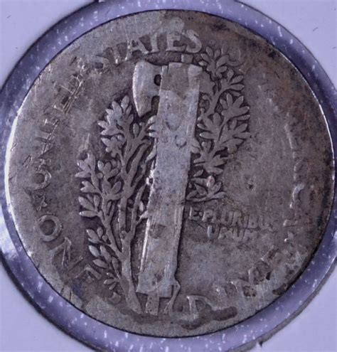 1916-D Mercury Dime - AG