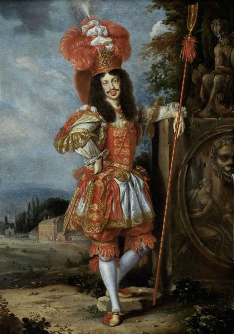 Kaiser Leopold I. (1640 - 1705) im Theaterkostüm, in ganzer Figur ...