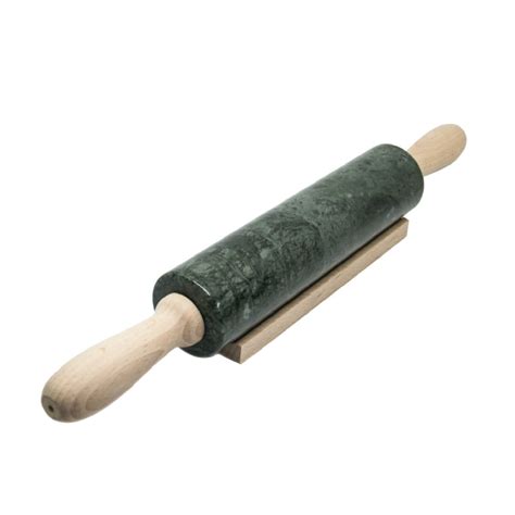 Green marble rolling pin with wooden handle FiammettaV Home Collection ...