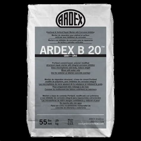 BIM objects - Free download! ARDEX B 20 - Overhead & Vertical Repair ...