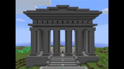 Max's Minecraft Tutorials - Roman Temple - YouTube