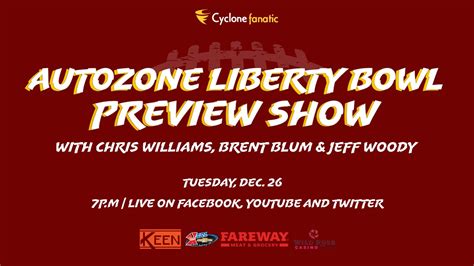 AutoZone Liberty Bowl Preview Show – CycloneFanatic.com ...