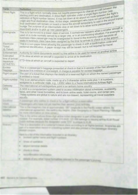 SOLUTION: Iata common terms and definitions used in air transport ...