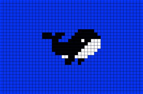 Whale Pixel Art – BRIK