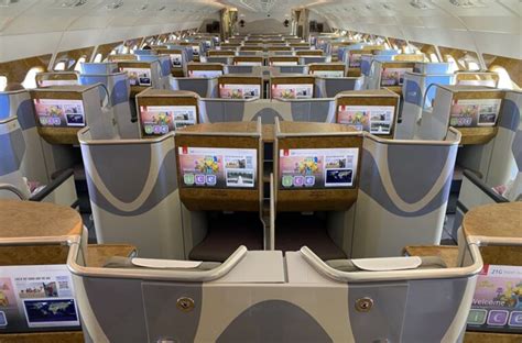 Emirates A380 800 Business Class Seating Plan | Elcho Table