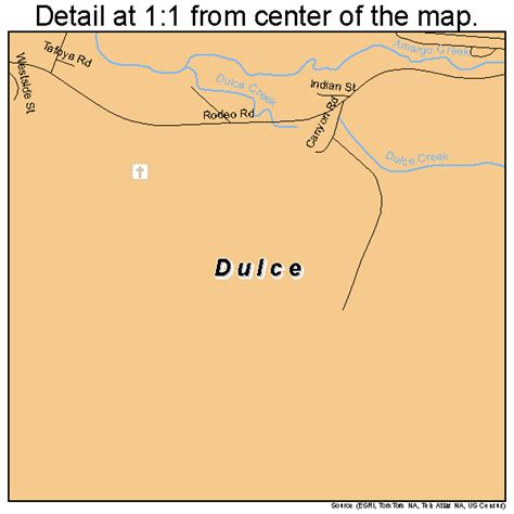 Dulce New Mexico Street Map 3521390