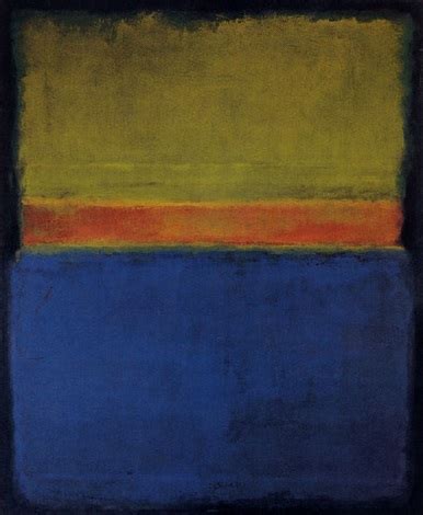 No.2 Blue, red and green by Mark Rothko on artnet