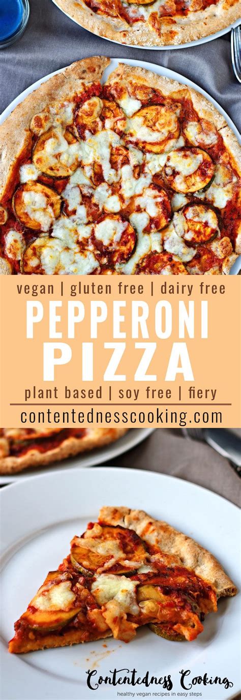 Vegan Pepperoni Pizza - Contentedness Cooking