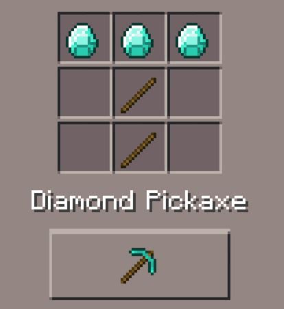 Diamond Pickpickaxe: Minecraft Pocket Edition: CanTeach