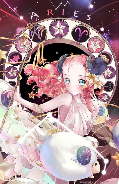 Aries, anime, zodiac, HD phone wallpaper | Peakpx