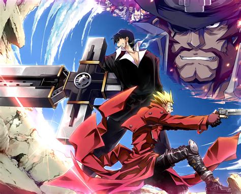 Bakgrundsbilder : illustration, anime, tecknad serie, serier, Trigun ...