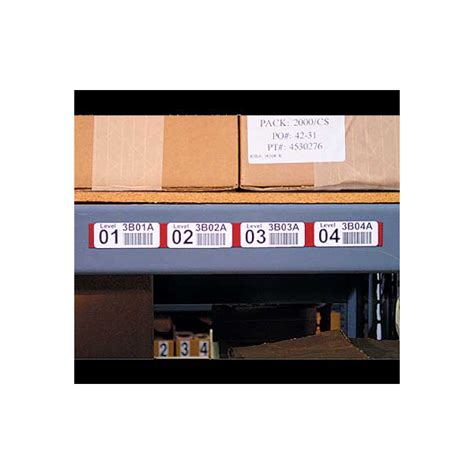 Magnetic Shelf Tag Labels | Magnetic Warehouse Rack Labels