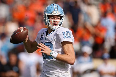 UNC QB Drake Maye named semifinalist for Walter Camp award