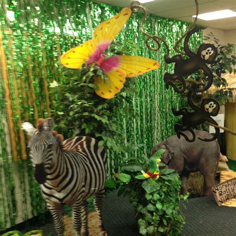 vbs jungle theme decorations - | Pta Carnival- Jungle Theme | Pinterest ...