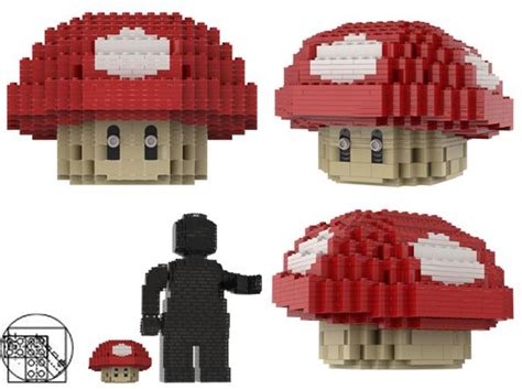 LEGO MOC Mushroom by Bricksculpture.net | Rebrickable - Build with LEGO