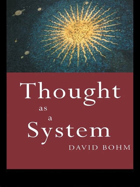 Thought as a System (eBook Rental) | David bohm, Books, Philosophy of ...