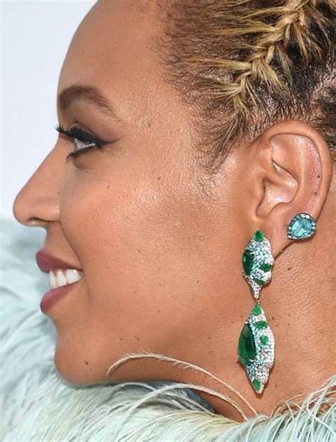 beyonce beyonce earrings red carpet makeup celeb celebrity ...