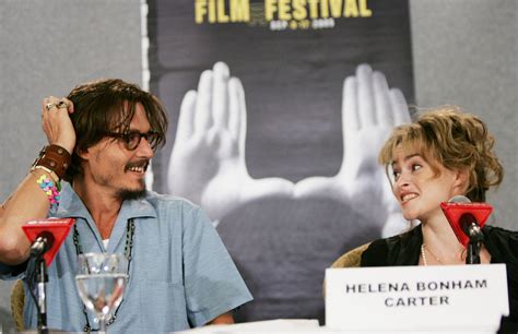 Corpse Bride press confrence - Johnny Depp/Helena Bonham Carter Photo ...