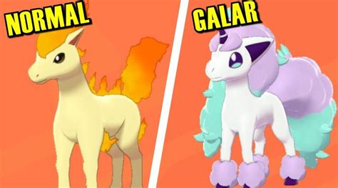 Video: Comparison Of All Galarian Forms To Originals In Pokemon Sword ...