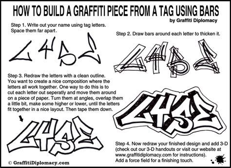 how to draw graffiti 3d letters step by step on paper lessons: how to ...