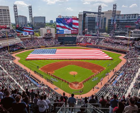 Atlanta Braves SunTrust Park MLB Baseball Stadium Photo 1510 ...