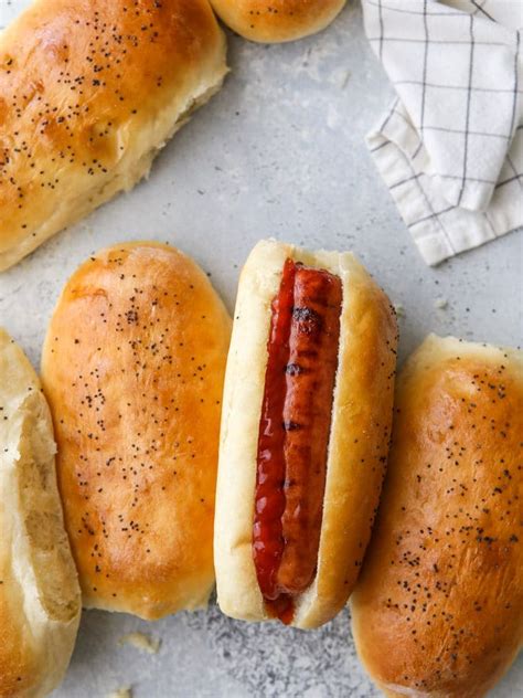 Homemade Hot Dog Buns - Completely Delicious