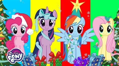 My Little Pony Christmas Songs 🎄 Jingle Bells + More Christmas Songs ...