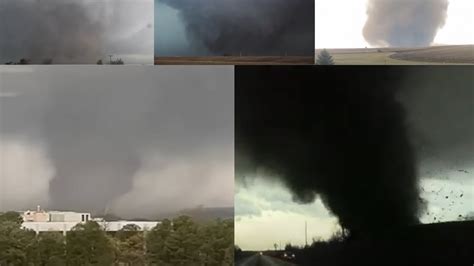 Some of the strong tornadoes that spawned during the March 31, 2023 ...