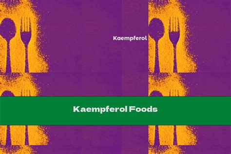 Kaempferol Foods - This Nutrition