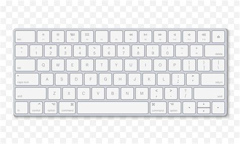 Modern computer keyboard Isolated, vector illustration 2124500 Vector ...