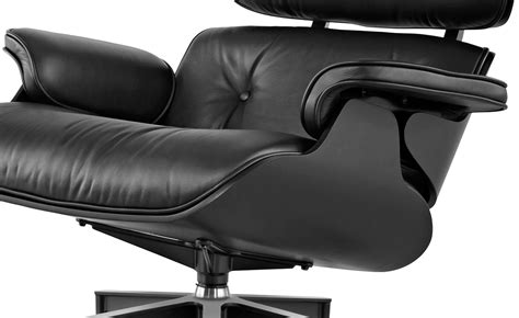 Black Chair And Ottoman / Buy the Vitra Eames Lounge Chair & Ottoman ...