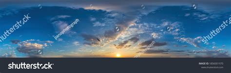 Dark Blue Sunset Sky Clouds Seamless Stock Photo 1856001970 | Shutterstock