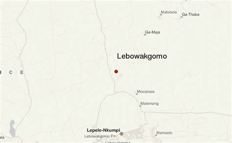 Lebowakgomo Location Guide