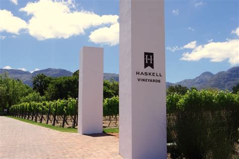 The wines of Haskell and Dombeya, Stellenbosch, South Africa