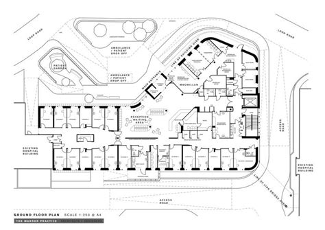 Gallery of Hospitals and Health Centers: 50 Floor Plan Examples - 21 ...