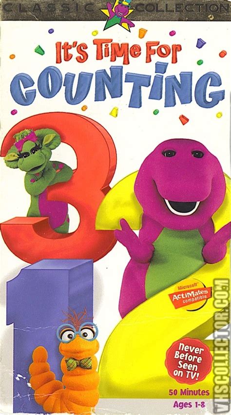 Barney: It's Time For Counting | VHSCollector.com