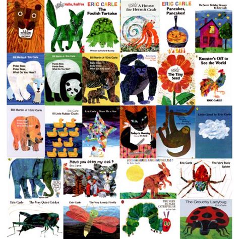 Bundle of 34 Eric Carle Books - AWARD WINNING/ BEST SELLING, Books ...