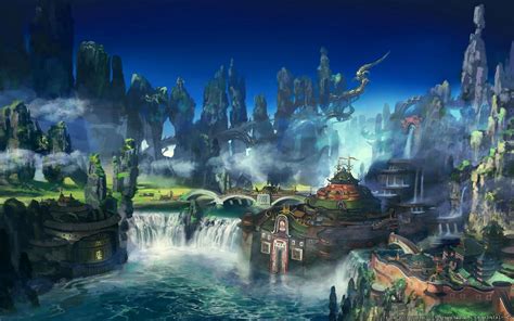 FFXIV 4k Wallpaper Album | Fantasy landscape, Final fantasy artwork ...