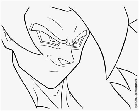 Goku Face Drawing At Getdrawings - Ssj4 Goku Easy Drawing - 900x676 PNG ...