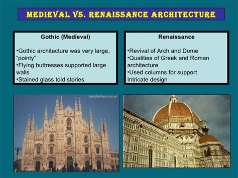 Renaissance vs. medieval art lesson ppt